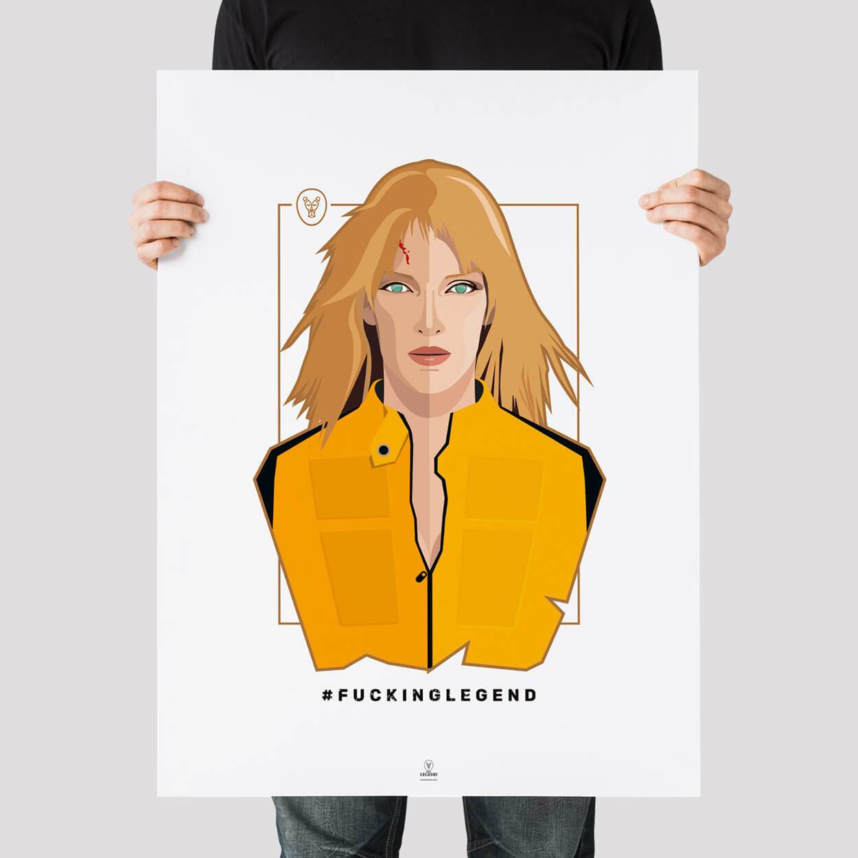 
                  
                    Poster "Black Mamba - Kill Bill" 50 x 70 cm - FK'NG LEGEND
                  
                