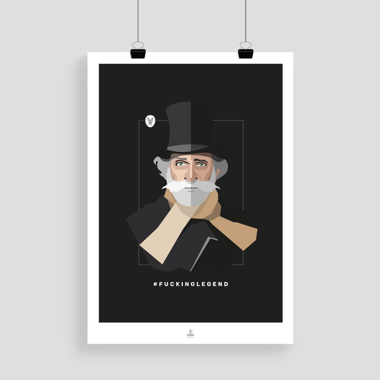 Poster "Maestro" 50 x 70 cm - FK'NG LEGEND