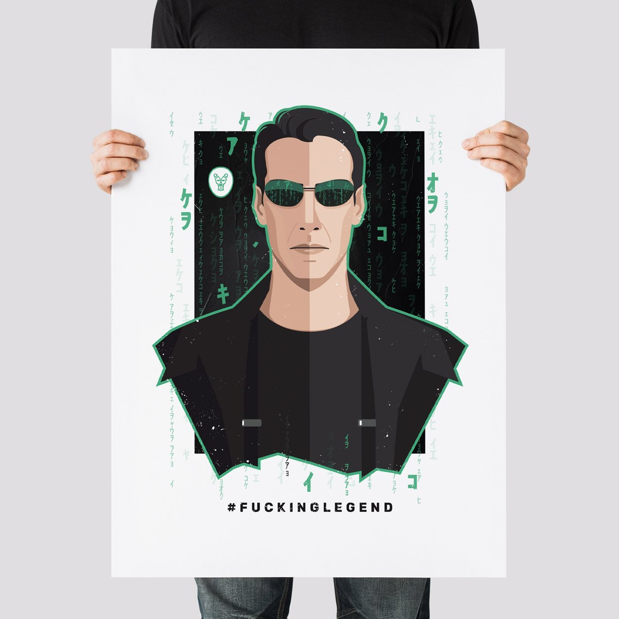 
                  
                    Poster "Neo" 50 x 70 cm - FK'NG LEGEND
                  
                