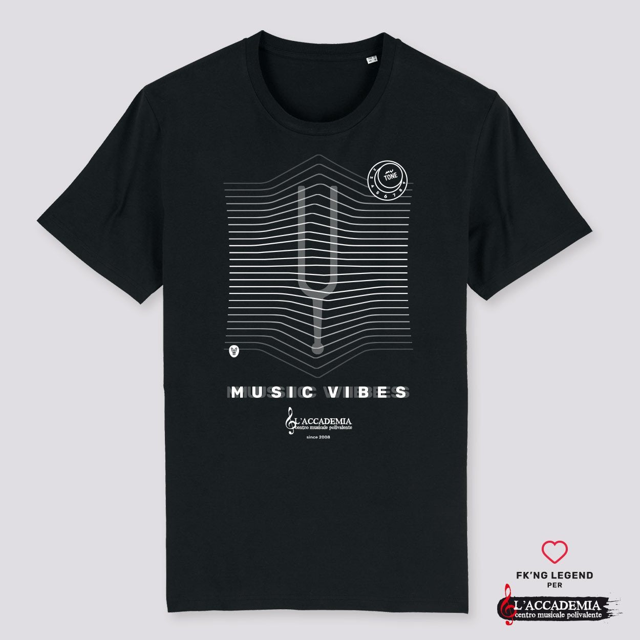 T-Shirt “Music Vibes” L’Accademia di Parma - FK'NG LEGEND