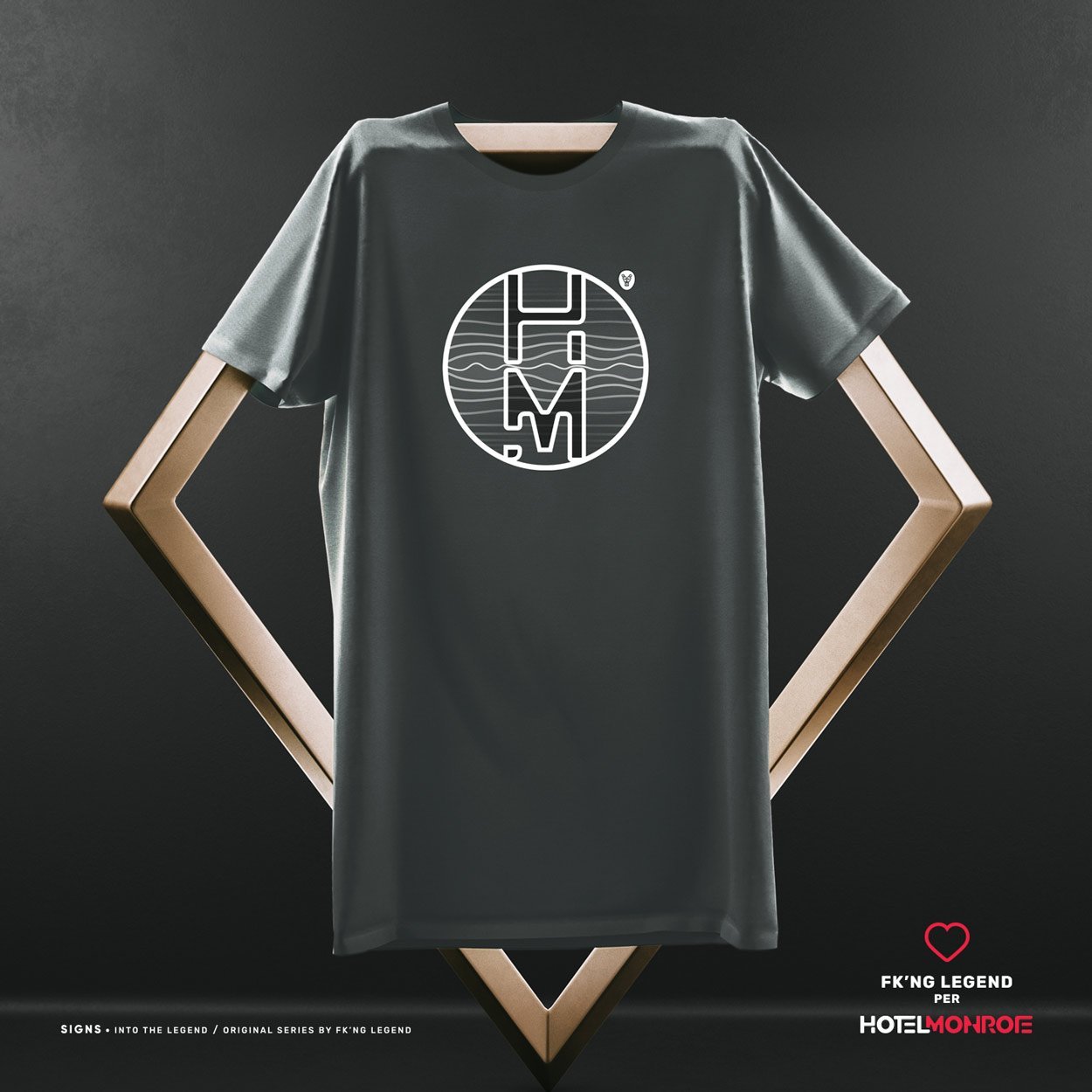 
                  
                    T-Shirt UNISEX - HOTEL MONROE - Grey - FK'NG LEGEND
                  
                